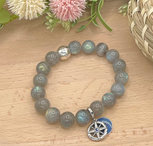 Compass Labradorite Bracelet