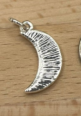 Crescent Moon Pavé Charm