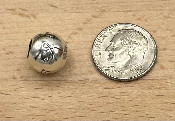 Sterling Silver Dandelion Bead