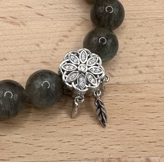 Sterling Silver Dreamcatcher Charm